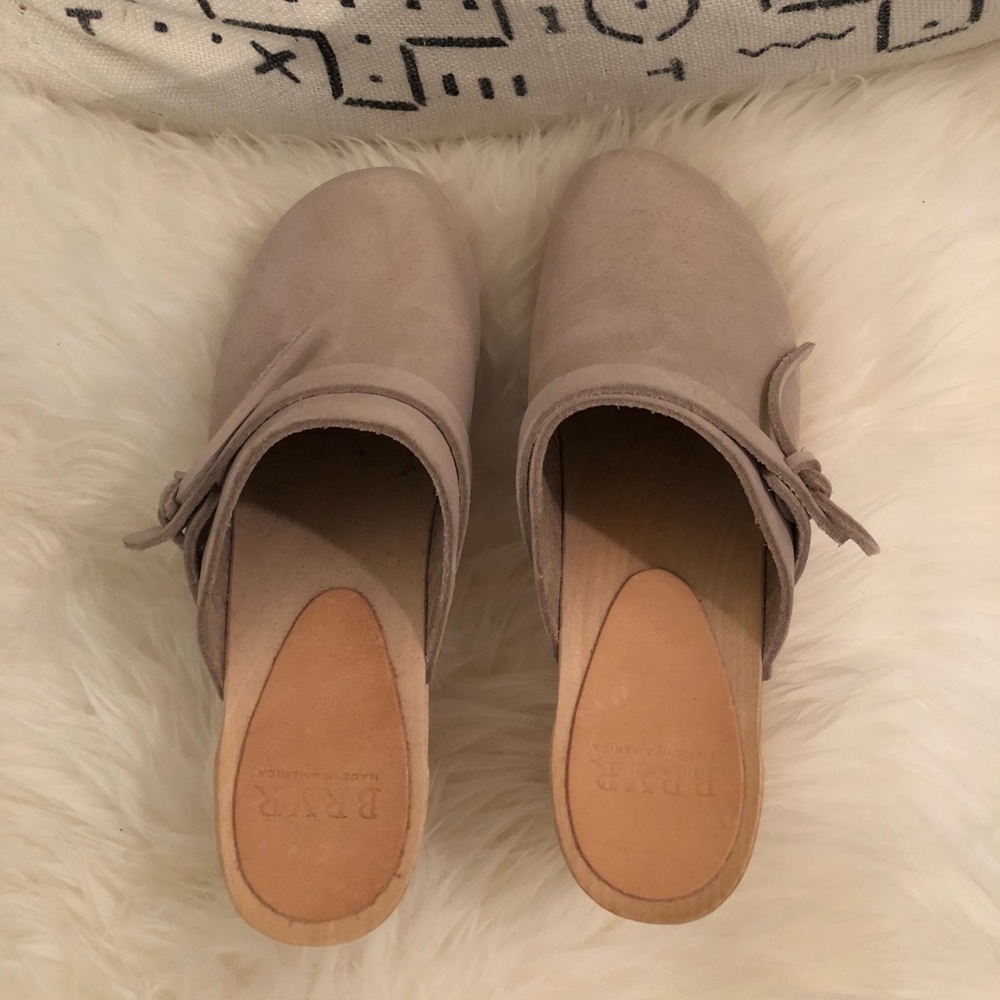BRYR CHARLOTTE CLOSED TOE CLOG, HIGH HEEL, Nude